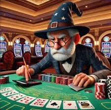 Kartu blackjack MH dalam tampilan mobile